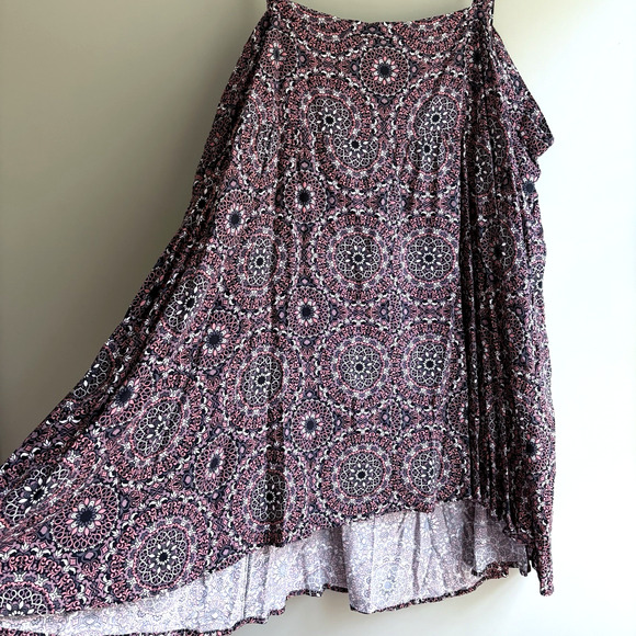 Torrid Medallion Print Babydoll Mini Dress Strappy Swing Tunic Boho Plus Size 5X - Picture 10 of 15